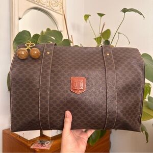 Celine Macadam Canvas tote bag